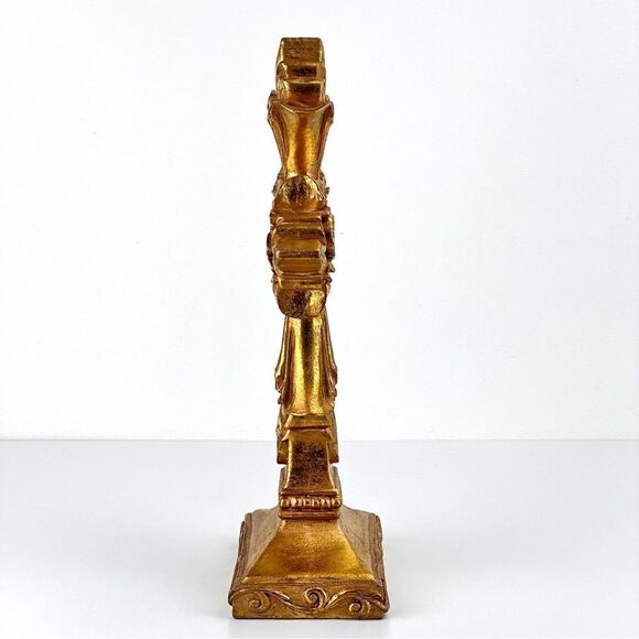 Vintage 11" Standing Cross Table Top Religious Christian Crucifix - Picture 4 of 10